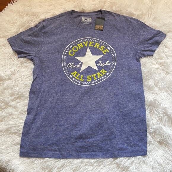 Converse Tops - Converse Radio Blue/Green Small T-Shirt